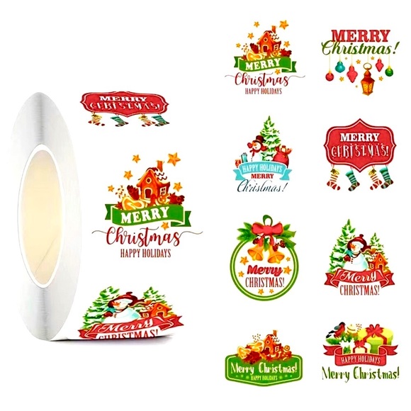Office 50 Large Christmas Stickers Poshmark